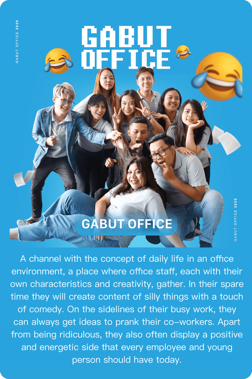 A channel with the concept of daily life in an office environment